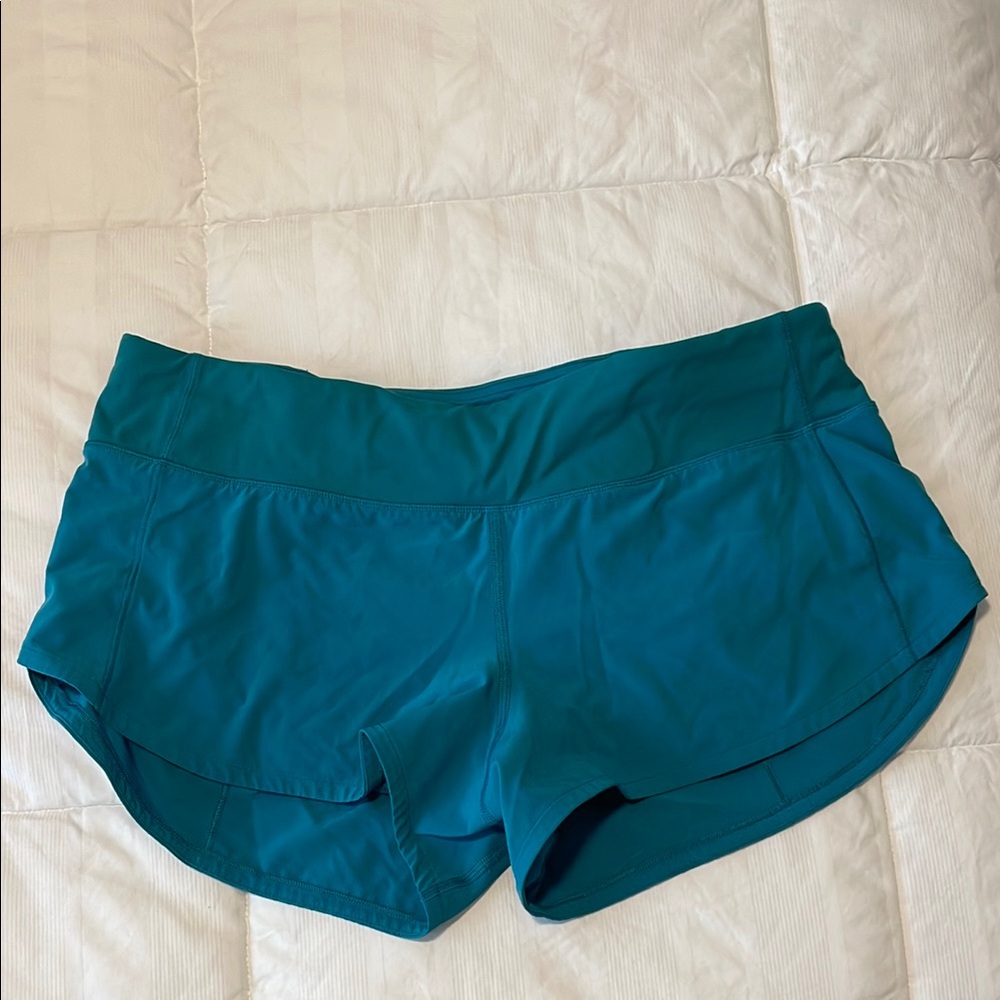 Lululemon Teal Athletic Shorts